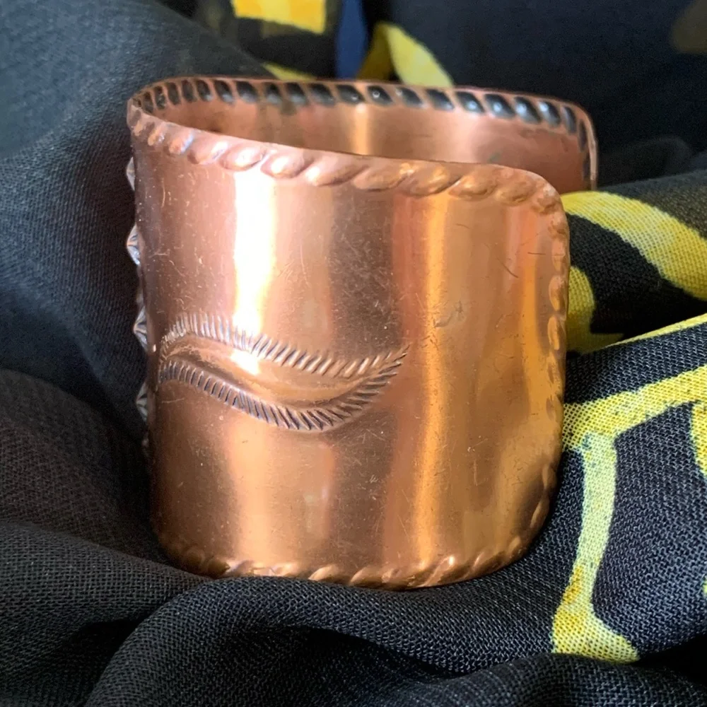 Copper Cuff Bracelet - Picture 3 of 7